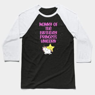 Mommy of The Birthday Girl Baseball T-Shirt